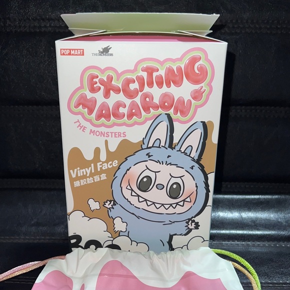 GREEN GRAPES ~ EXCITING MACARON ~ AUTHENTIC POPMART LABUBU - Picture 5 of 6